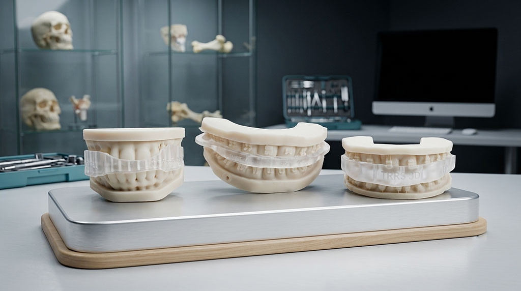 CTARS Bitemarks splint on dental model